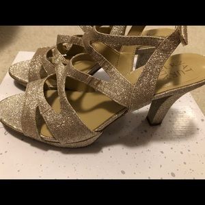 Gold Dianna Platform Sandal (worn once)